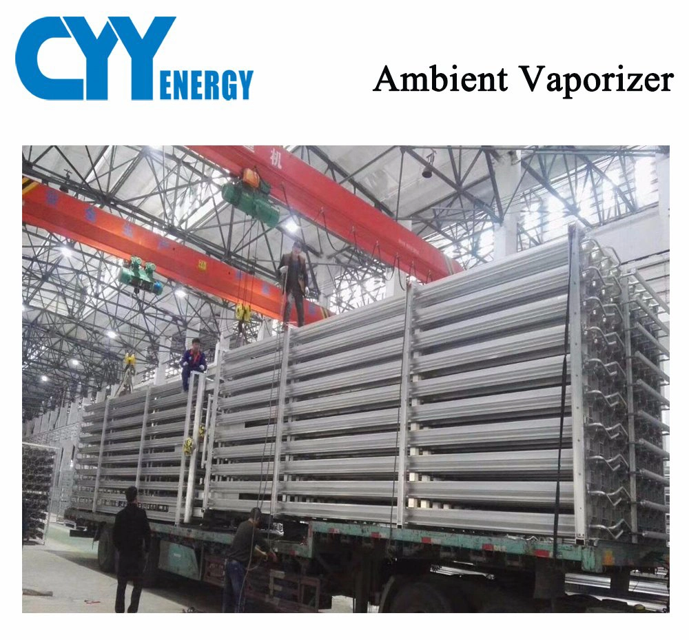 Lox/Lin/Lar Low Pressure Ambient Air Vaporizer for Pipeline