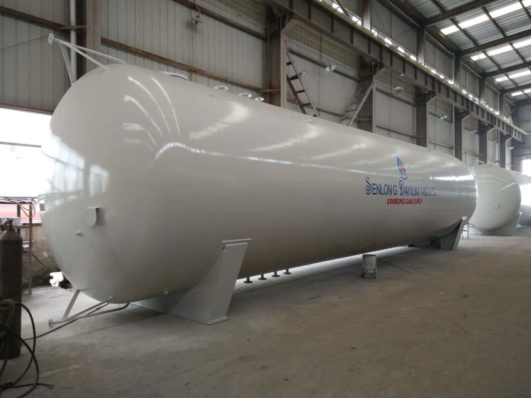 ASME 60m3 LPG Storage Tank 30mt LPG Gas Storage Tank for Nigeria