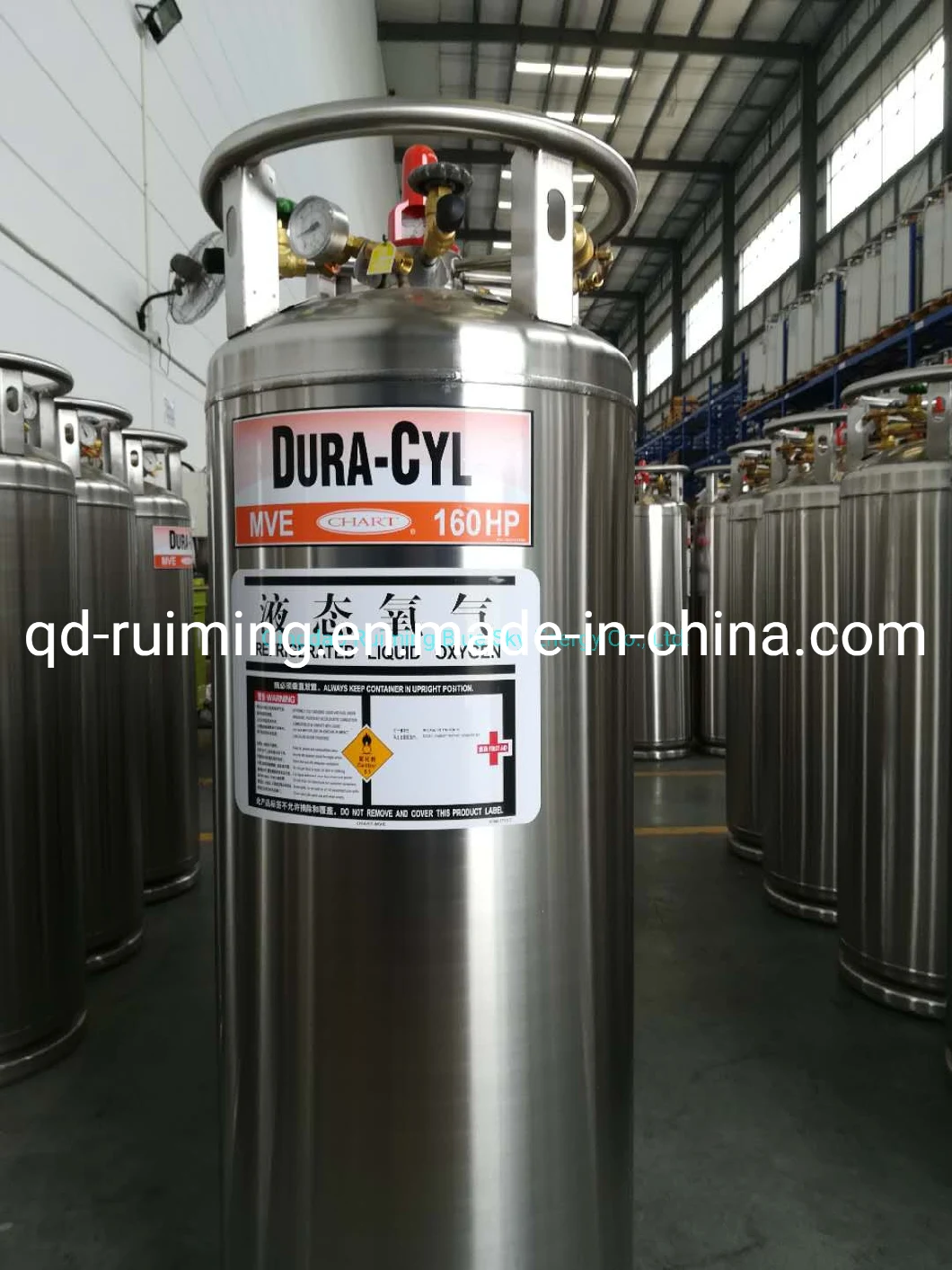 Cryogenic Dewar Tank/ Liquid Nitrogen Cylinder for Laser Cutting Machine Use