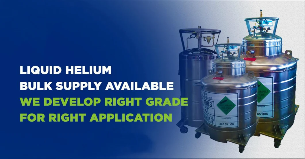 Liquid Helium Cryogenic Dewar Flask Insulated Gas Cylinder for Hospital