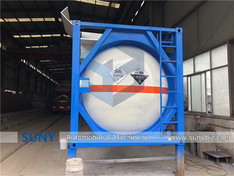 Hot Sale New ASME 40FT 46cbm LPG ISO Tank Container Factory Supplier