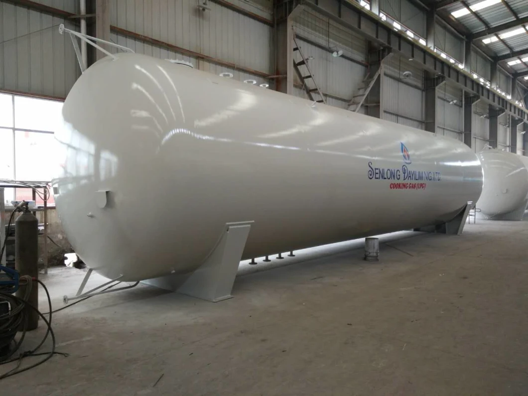 ASME 60m3 LPG Storage Tank 30mt LPG Gas Storage Tank for Nigeria