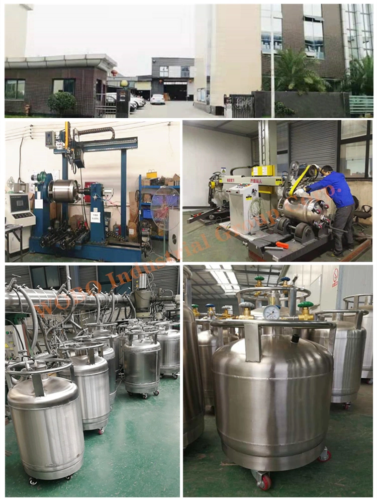 Liquid Nitrogen Cryogenic Storage Container for Labratory Supply