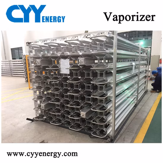 Solid Structure Low Pressure Air Ambient Liquid Gas Station Vaporizer