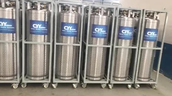 Industrial and Medical Cryogenic LNG Liquid Oxygen Nitrogen Argon Carbon Dioxide Dewar Cylinder