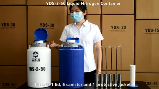 Yds 35 Liquid Nitrogen 35 Liters LNG Dewar Tank Container