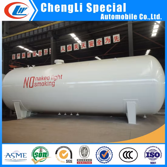 ASME 50000 Litres LPG Gas Storage Tank 25mt for Sale
