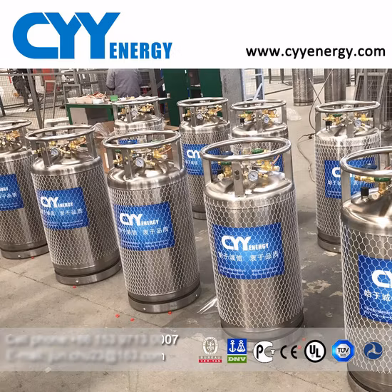 2019 Medical Cryogenic LNG Liquid Oxygen Nitrogen Argon Insulation Dewar Cylinder