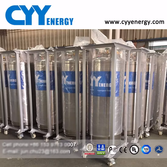 2019 Medical Cryogenic LNG Liquid Oxygen Nitrogen Argon Insulation Dewar Cylinder