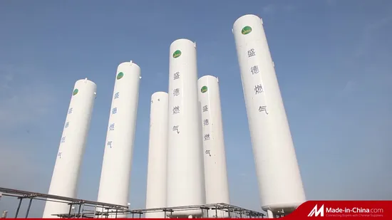 Cryogenic Liquid Oxygen Nitrogen Argon Storage Pressure Tank