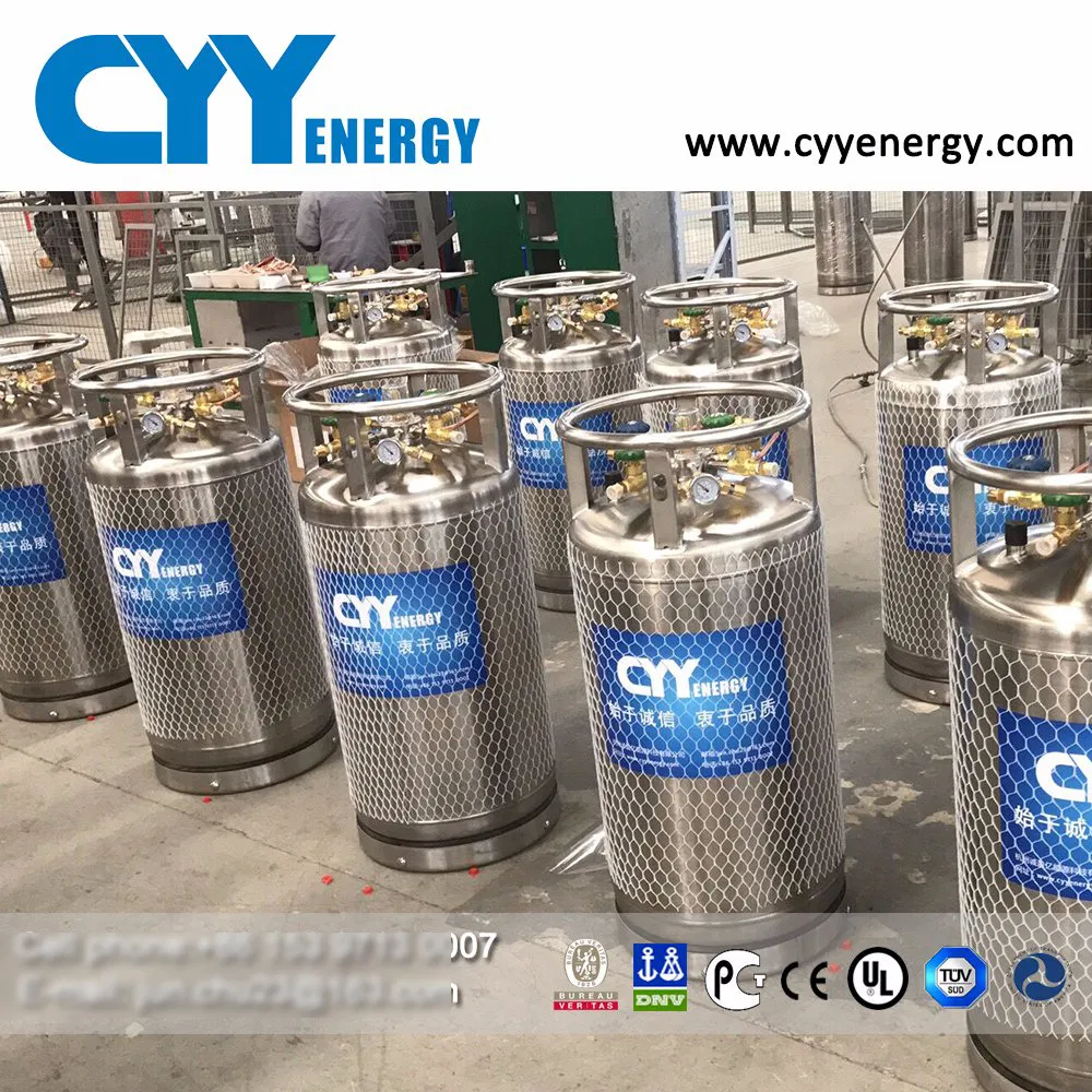 2019 Medical Cryogenic LNG Liquid Oxygen Nitrogen Argon Insulation Dewar Cylinder