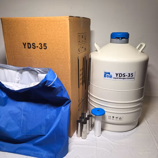 Wide Neck Type Biologic Liquid Nitrogen Container Suitable for Lab Liquid Nitrogen Container Price